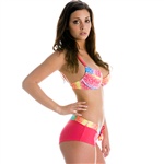 Panos Emporio Kos 10 Bikini. Härligt färgglad bikini. Överdel med push-up som passar dig med B/C-kupa. Bikini trosa i hipstermodell med mönstrad...